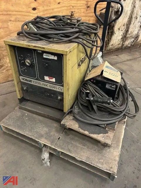 Hobart Excel Arc 6045 CV Welder and Miller R115 Wire Feeder