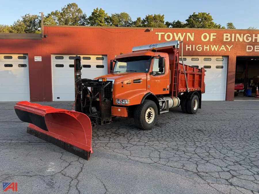 2011 Volvo VHD Dump Truck with Plow