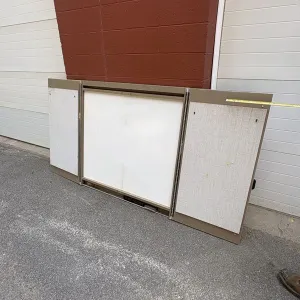4 x 4 x 8 Office White/Cork Board