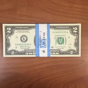 2017 A Series Band of 50 $2 Bills in Sequential Serial Numbers