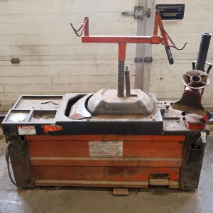 Coats Pneumatically Powered Center-Post Tire Changer with Branick Strut Spring Compressor