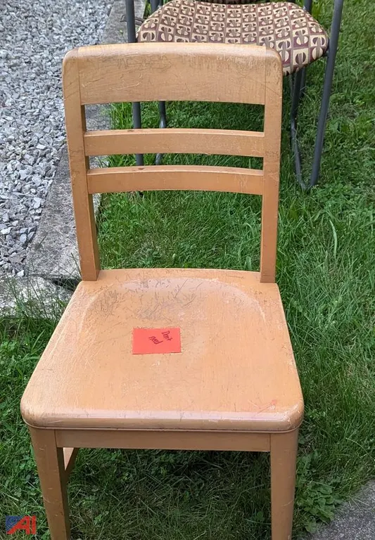 (4) Wooden Chairs