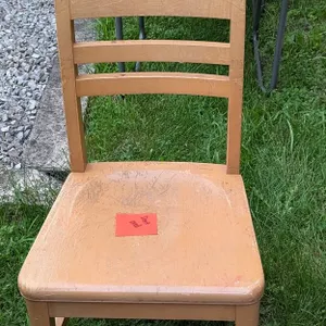 (4) Wooden Chairs