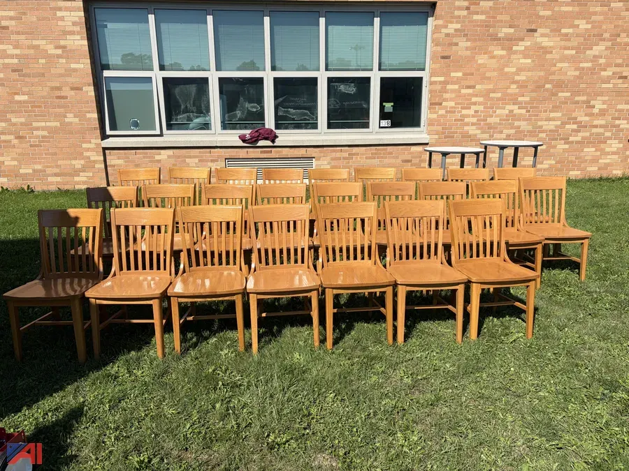 (25) Wooden Chairs