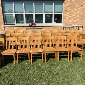 (25) Wooden Chairs