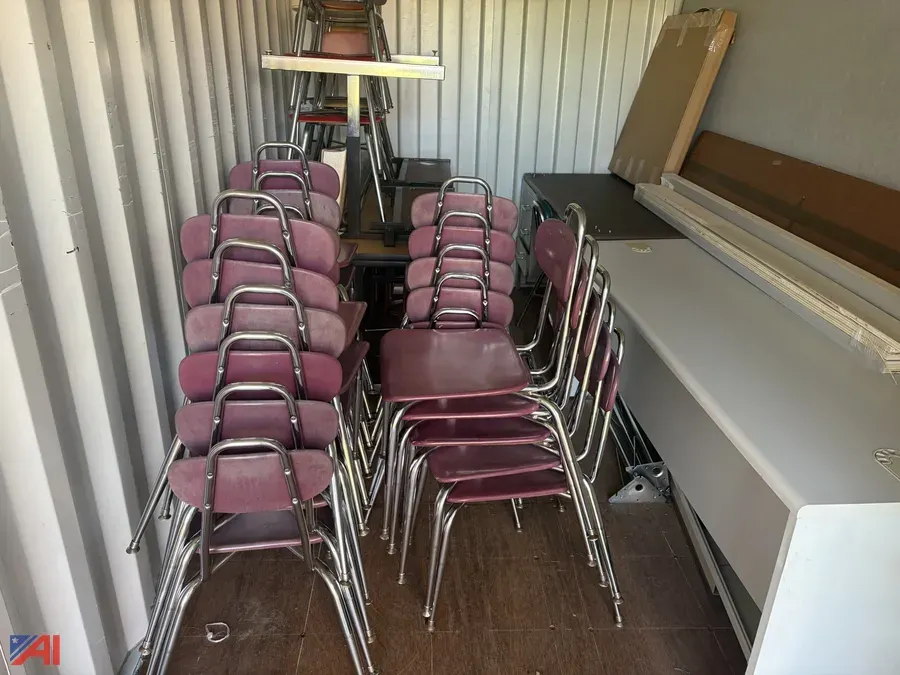 (22) Maroon Chairs