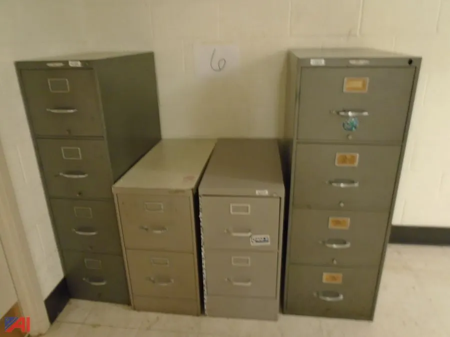 (4) Filing Cabinets