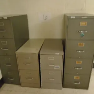 (4) Filing Cabinets