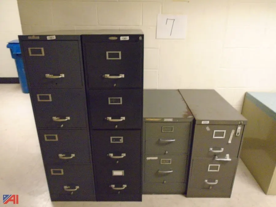 (4) Filing Cabinets