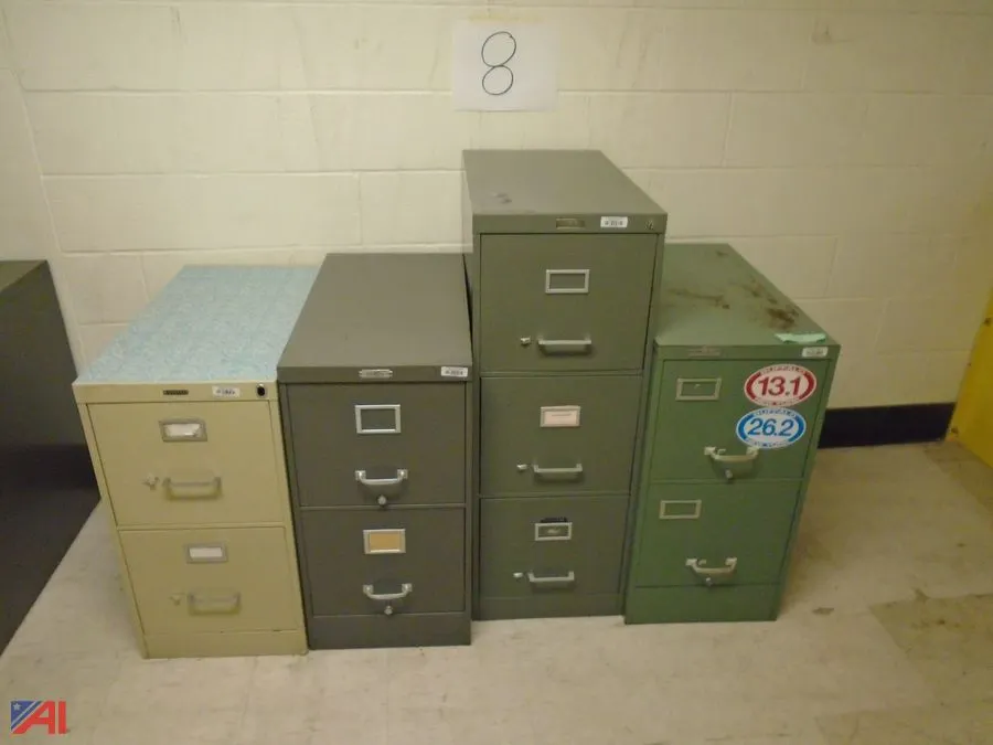 (4) Filing Cabinets