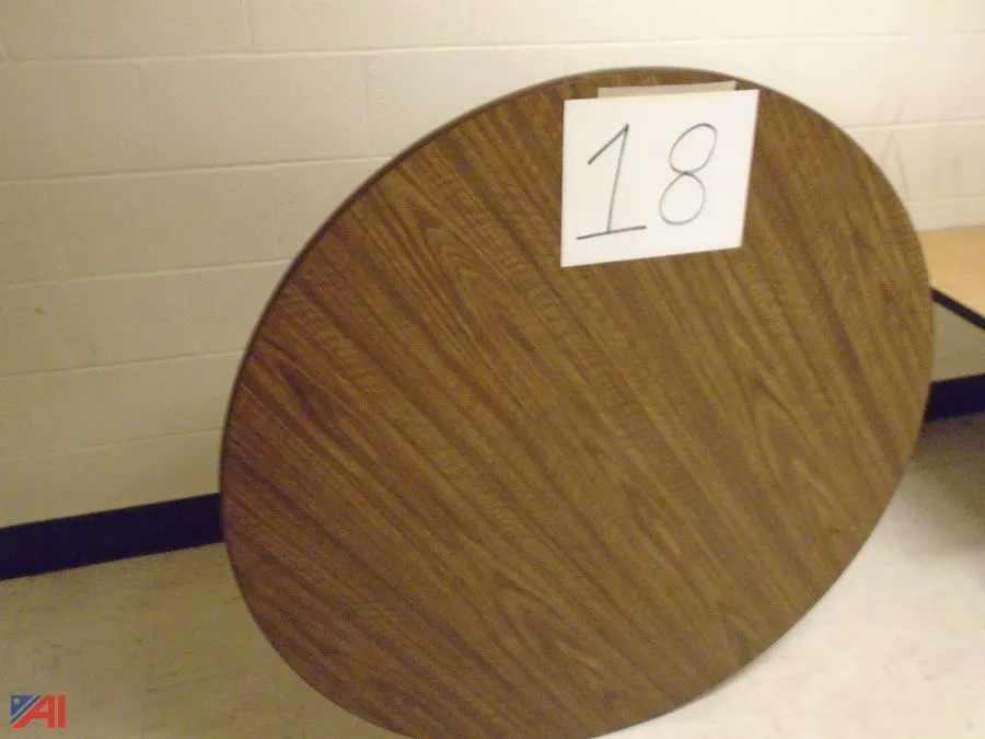 (1) Round Table w/ Adjustable Legs