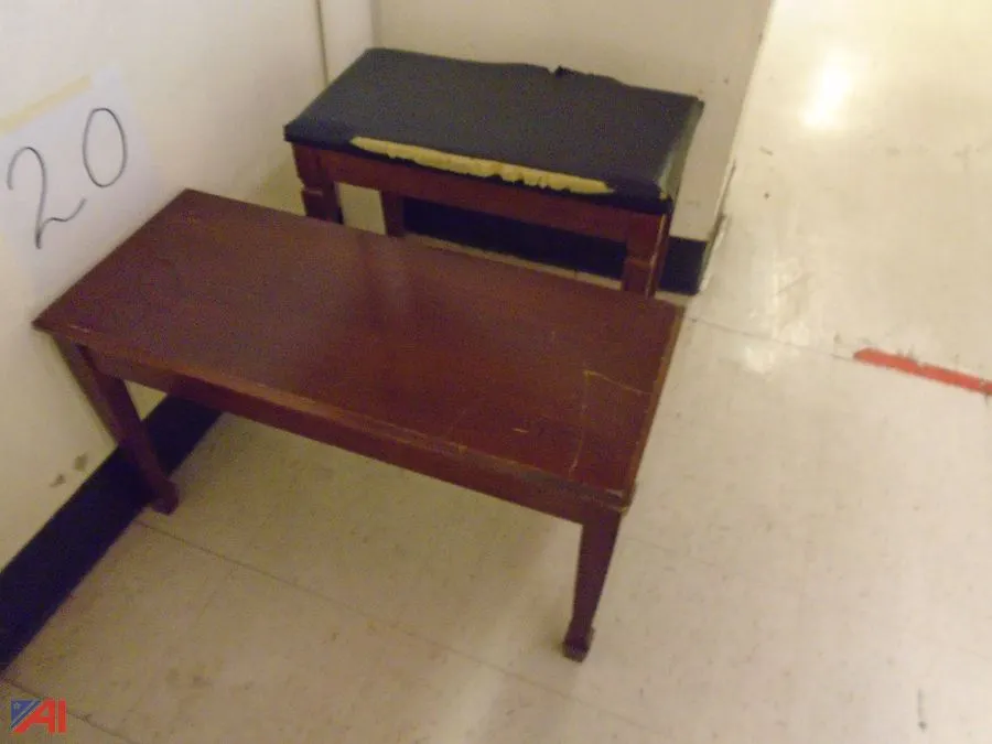 (2) Piano Seats