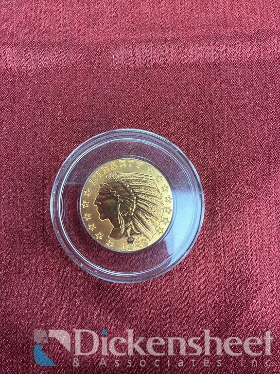FIVE DOLLAR NATIVE AMERICAN REPLICA
