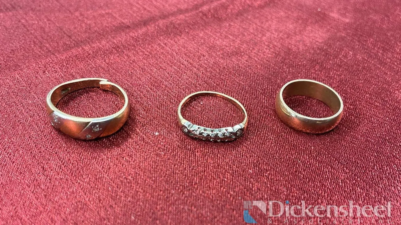 LOT OF 14K GOLD RINGS / BANDS- QTY (3)