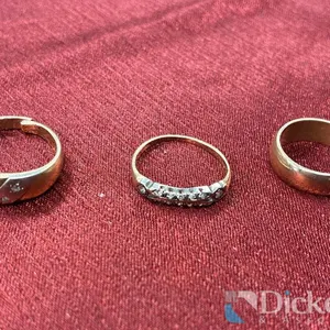 LOT OF 14K GOLD RINGS / BANDS- QTY (3)