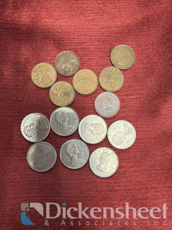 LOT OF (14) CANADA COINS