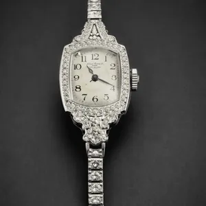 LADIES ROYCE WHITE GOLD WATCH