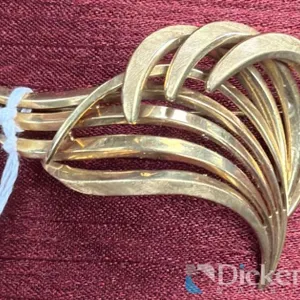 14KT YELLOW GOLD BROOCH