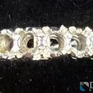 14K WHITE GOLD BAND