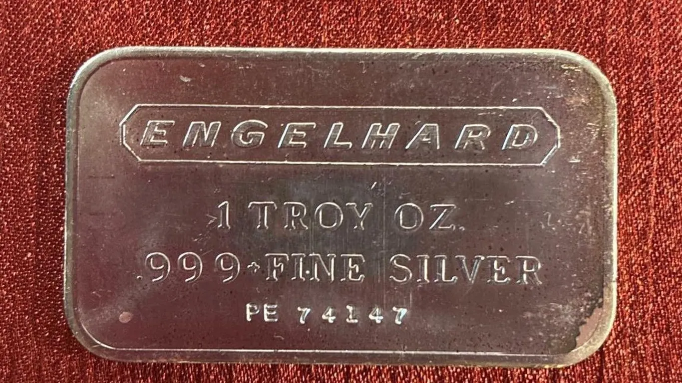 ENGELHARD SILVER ONE TROY OUNCE