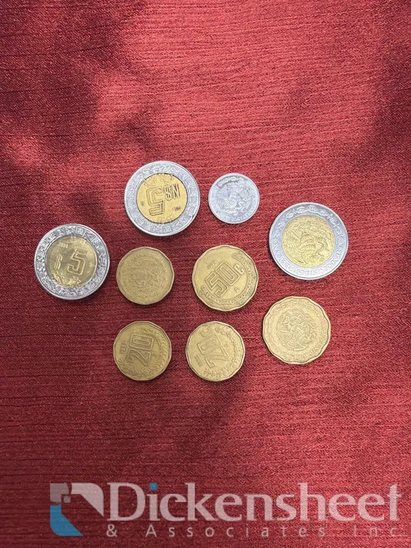 (9) MEXICAN COIN LOT