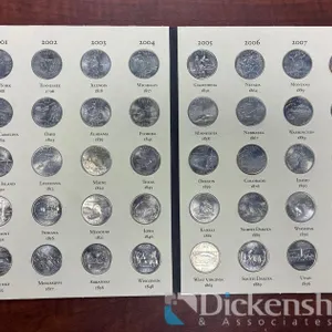 50 STATE COMMEMORATIVE QUARTERS 1999-2008