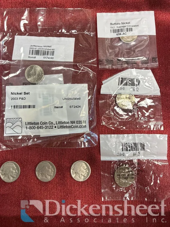 VARIETY OF NICKELS