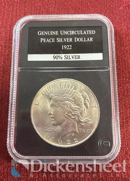 1922 SILVER PEACE DOLLAR