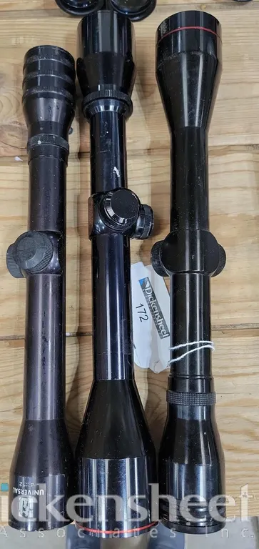 (3) RIFLE SCOPES