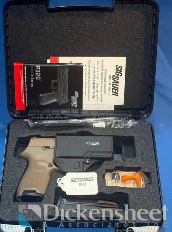 PISTOL, SIG SAUER, P320, 9 MM, SERIAL # 58A150345