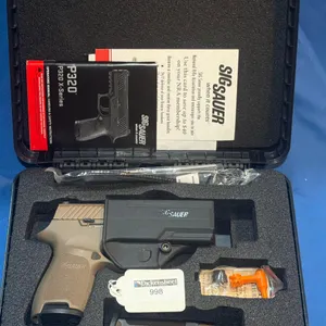 PISTOL, SIG SAUER, P320, 9 MM, SERIAL # 58A150345