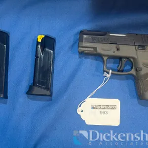 PISTOL, TAURUS, G2C, 9 MM, SERIAL # TMS95076