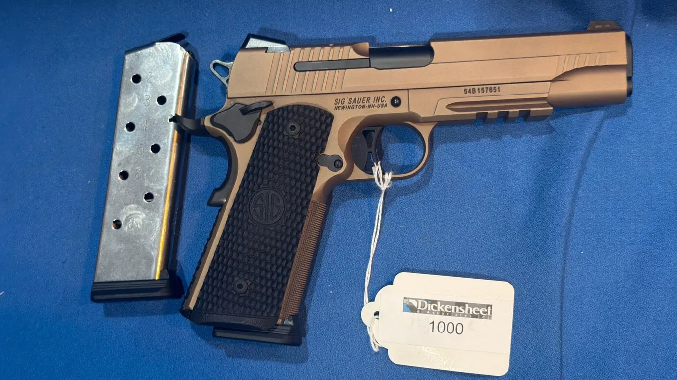 PISTOL, SIG SAUER, 1911 EMPEROR SCORPION, .45 ACP, SERIAL # 54B157651
