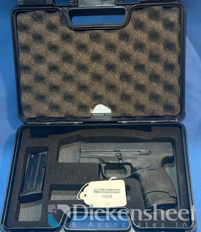 PISTOL, WALTHER, PPS, 9 MM, SERIAL # AN9607
