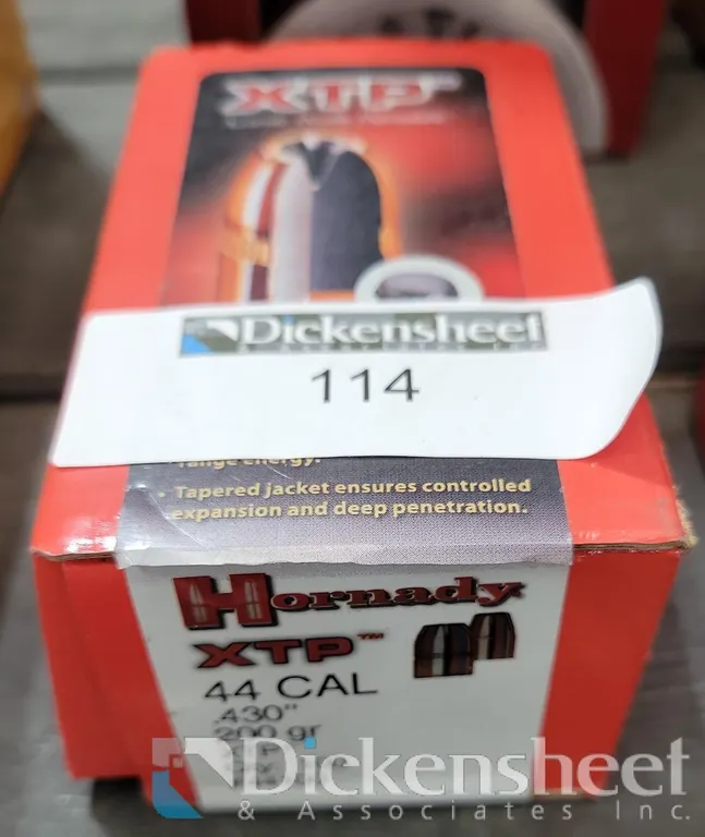 (1) BOX HORNANDY .44 CAL AMMUNITION