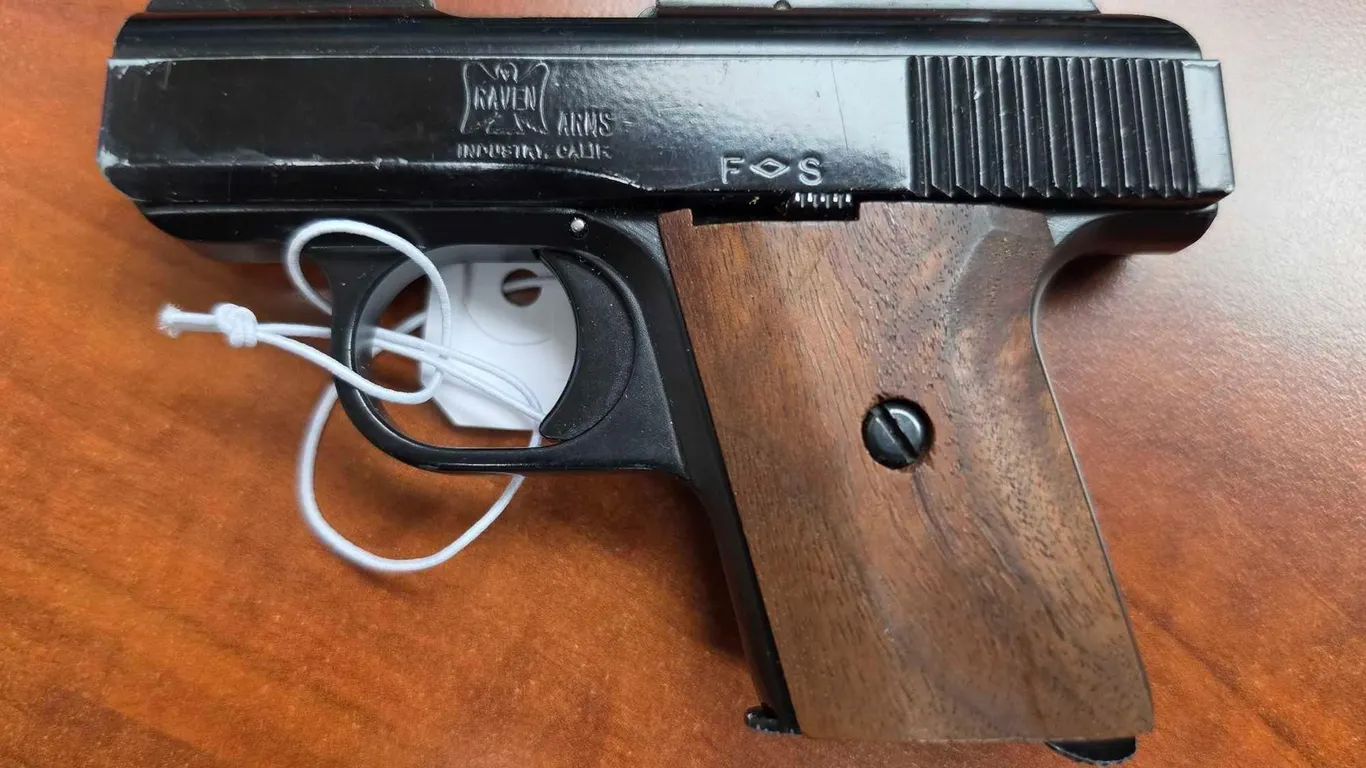 PISTOL, RAVEN, MP-25, .25 CAL, SERIAL # 1101784
