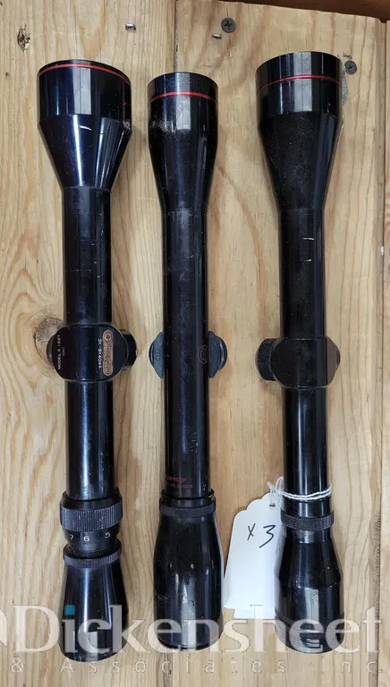 (3) RIFLE SCOPES