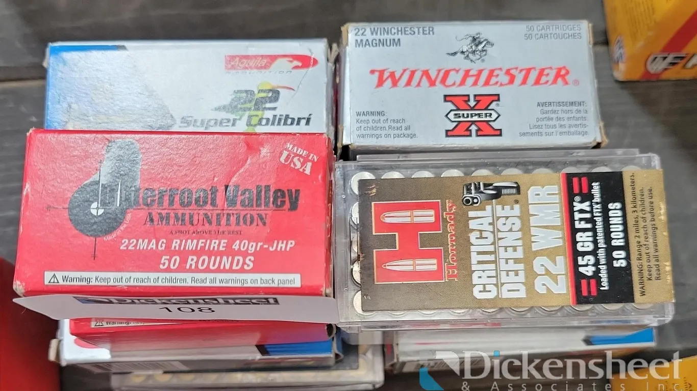 ASSORTED .22 CAL AMMUNITION