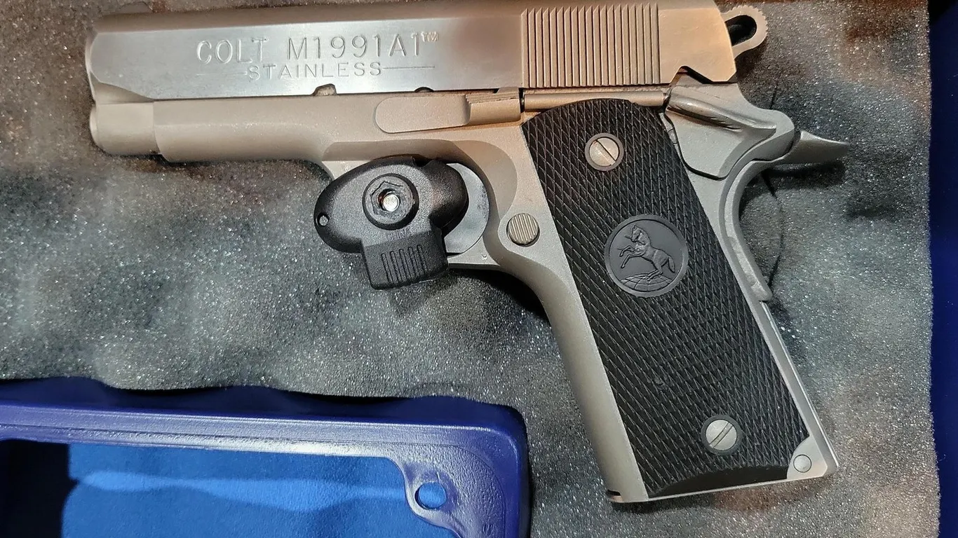 PISTOL, COLT, M1991A1 COMPACT, .45 CAL, SERIAL # CP34668