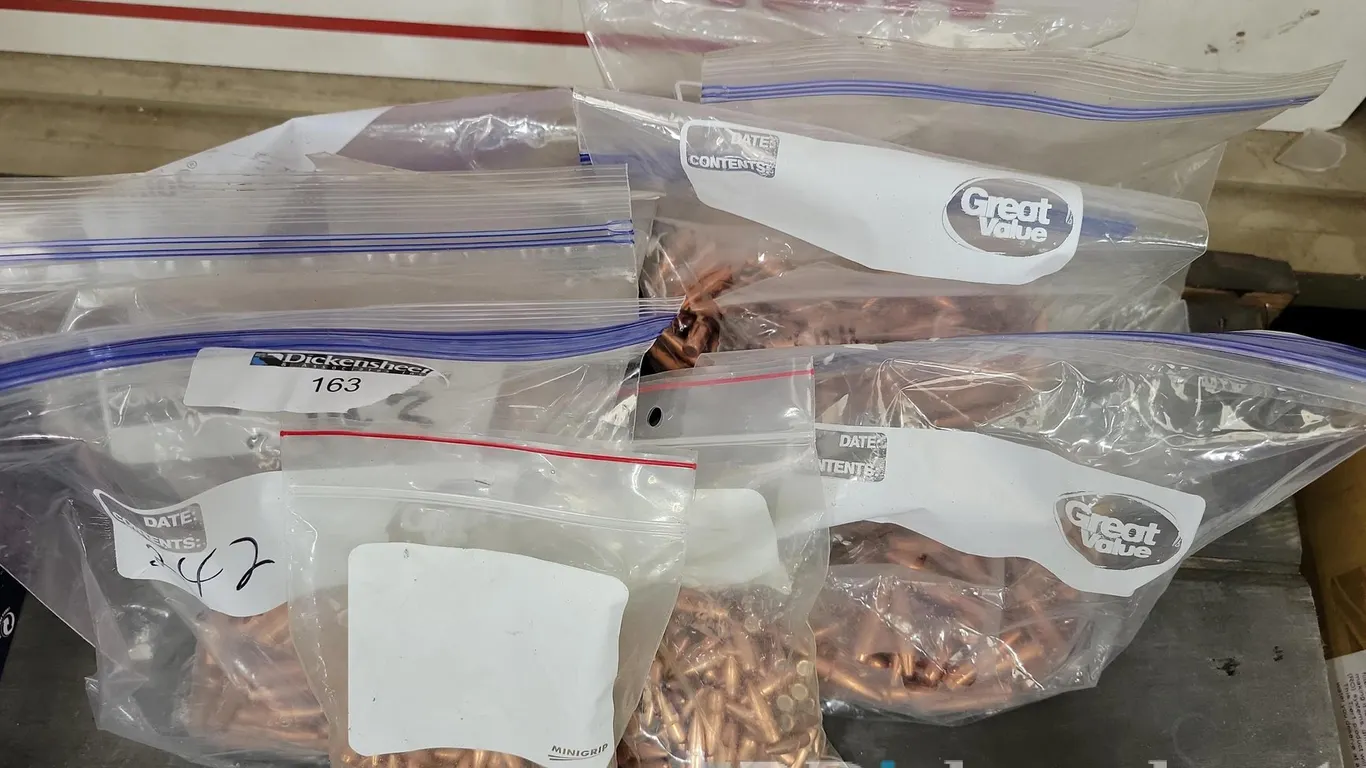 RELOADS BAGS, UNKNOWN CALIBER AND UNKNOWN QUANTITIES