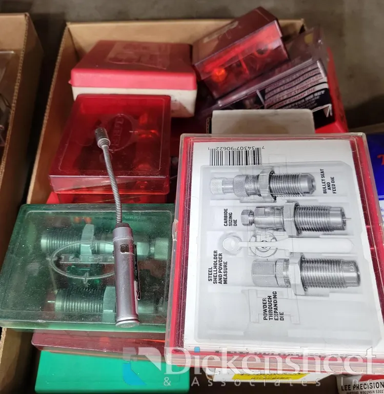 RELOADING DIES FOR MULTIPLE CALIBERS AND BROWNWELL BOLT FORGING BLOCK