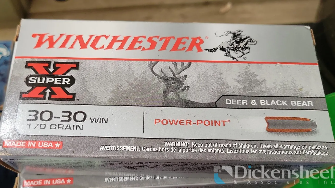 (6) BOXES 30-30 WINCHESTER 170 GRAIN AMMUNITION