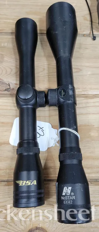 (2) RIFLE SCOPES