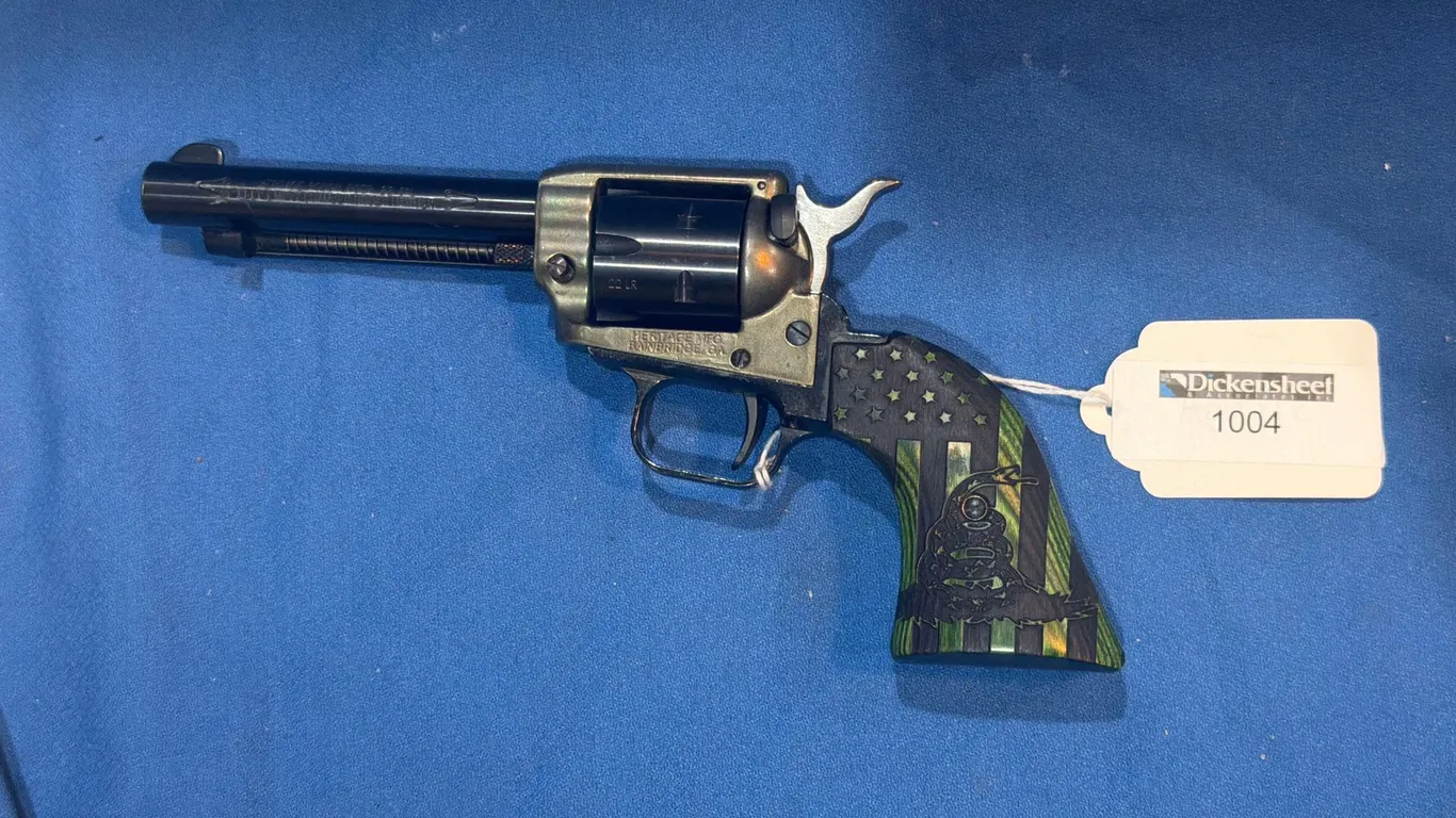 REVOLVER, HERITAGE, ROUGH RIDER, .22 CAL, SERIAL # 1BH006109