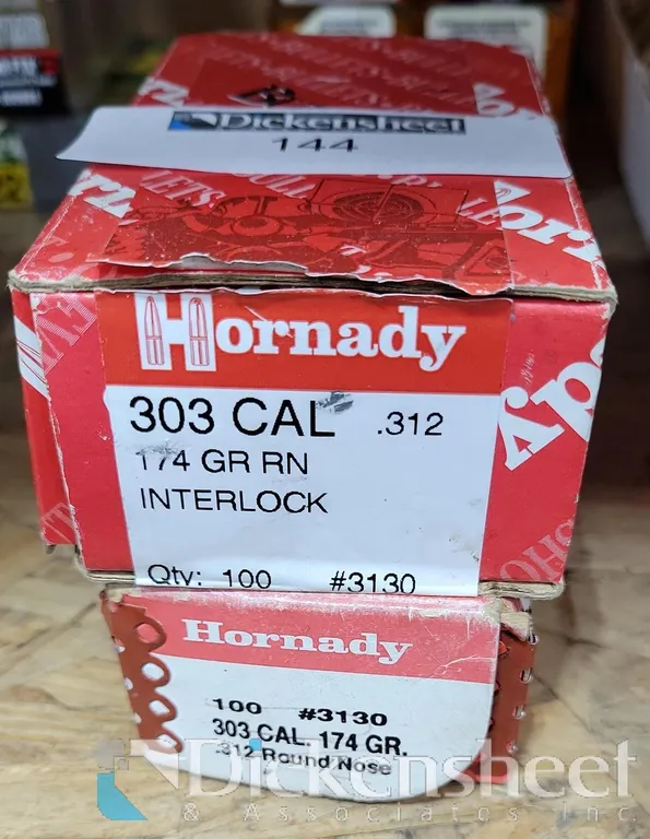 (2) BOXES OF HORNADY .303 CAL