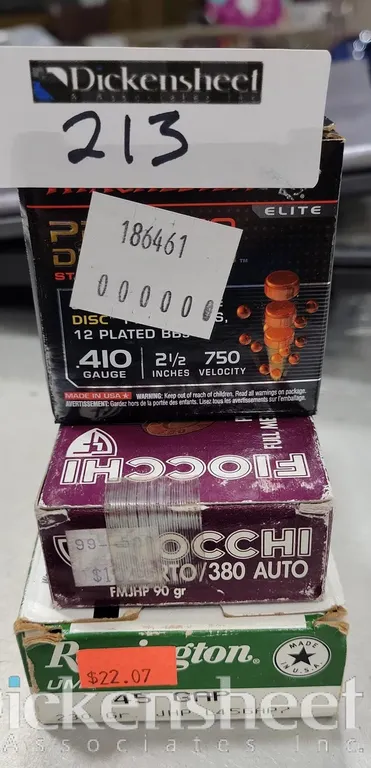 MULTIPLE CABLIBERS OF AMMUNITION