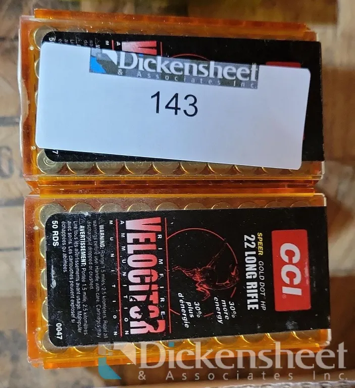(6) BOXES .22 LR