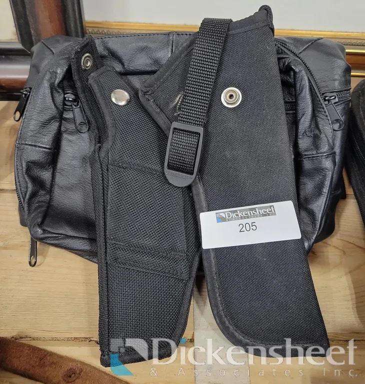 (2) SIDE HOLSTERS, (1) FANNY PACK HOLSTER