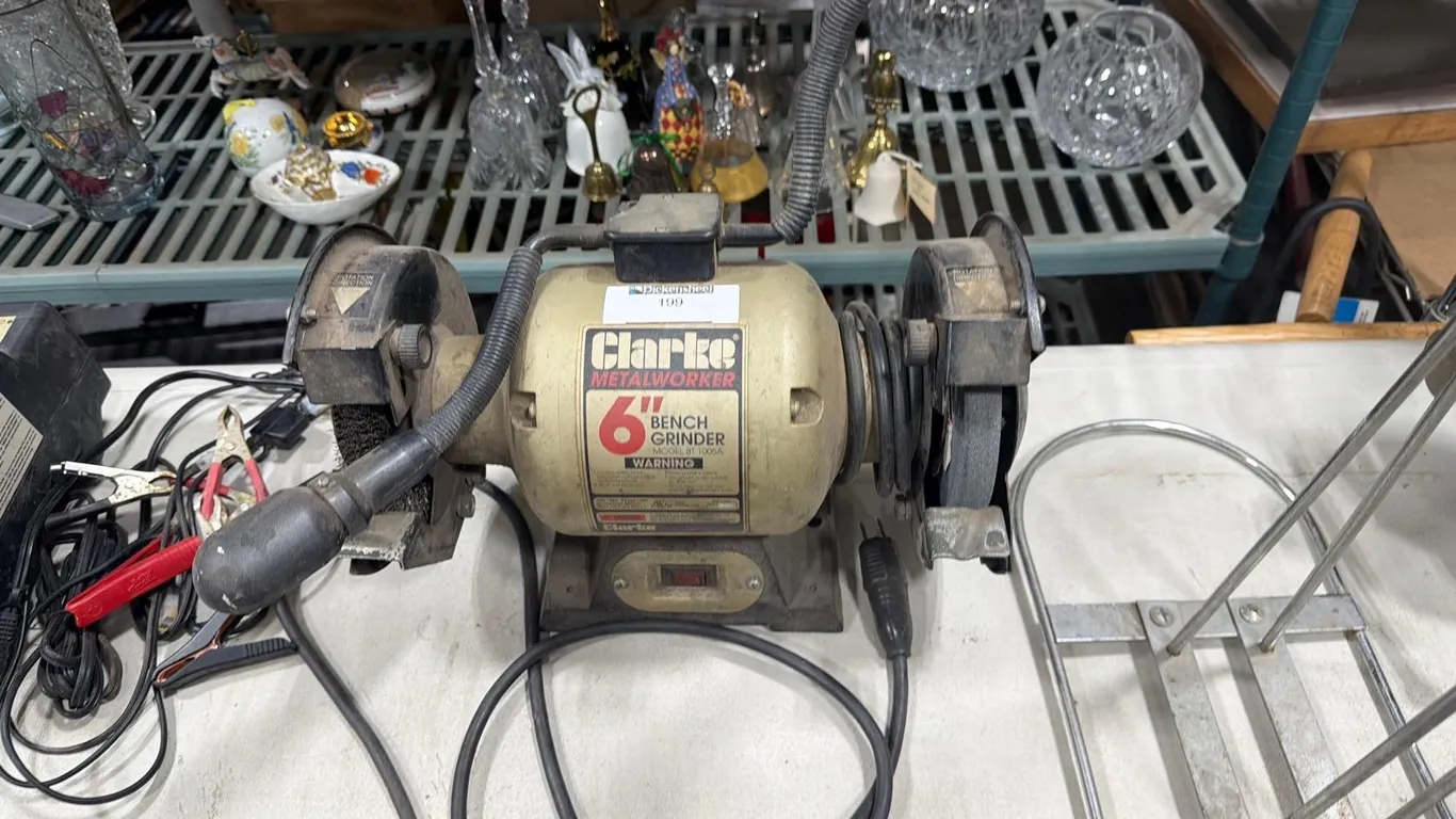 CLARKE DOUBLE END BENCH GRINDER