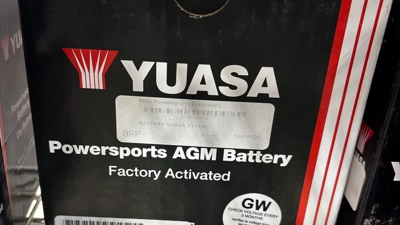 YUASA POWER-SPORTS BATTERY YTX14L